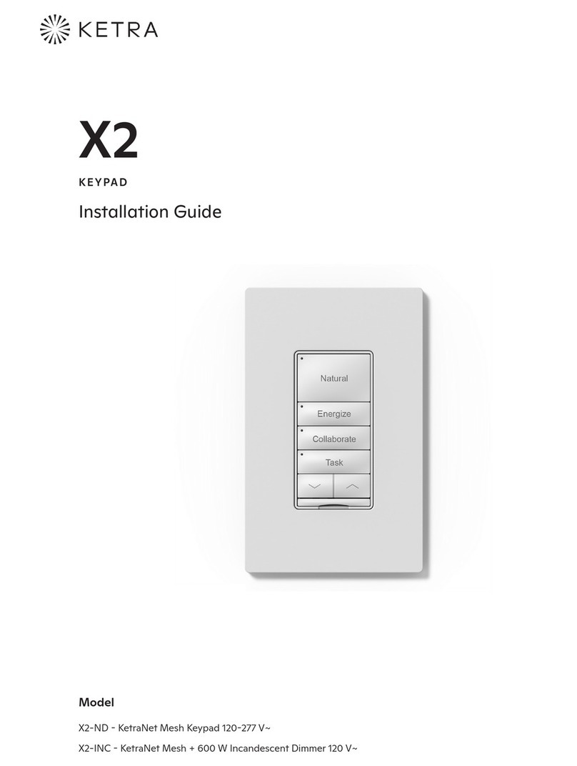 Ketra X 2 User manual