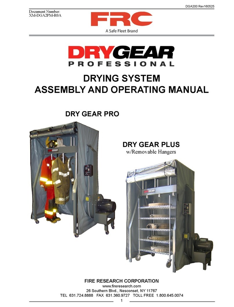 FRC DRY GEAR PLUS Assembly and operating manual