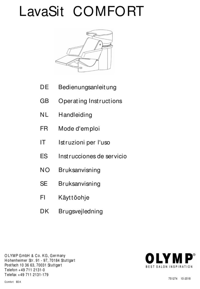 Olymp LavaSit COMFORT operating instructions