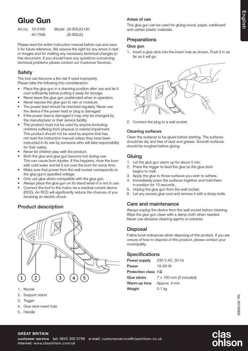 Clas Ohlson JS-905JQ User manual