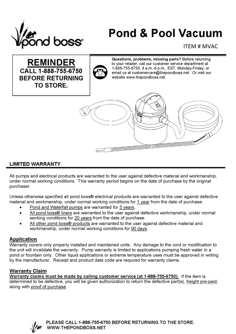 Pond Boss MVAC manual