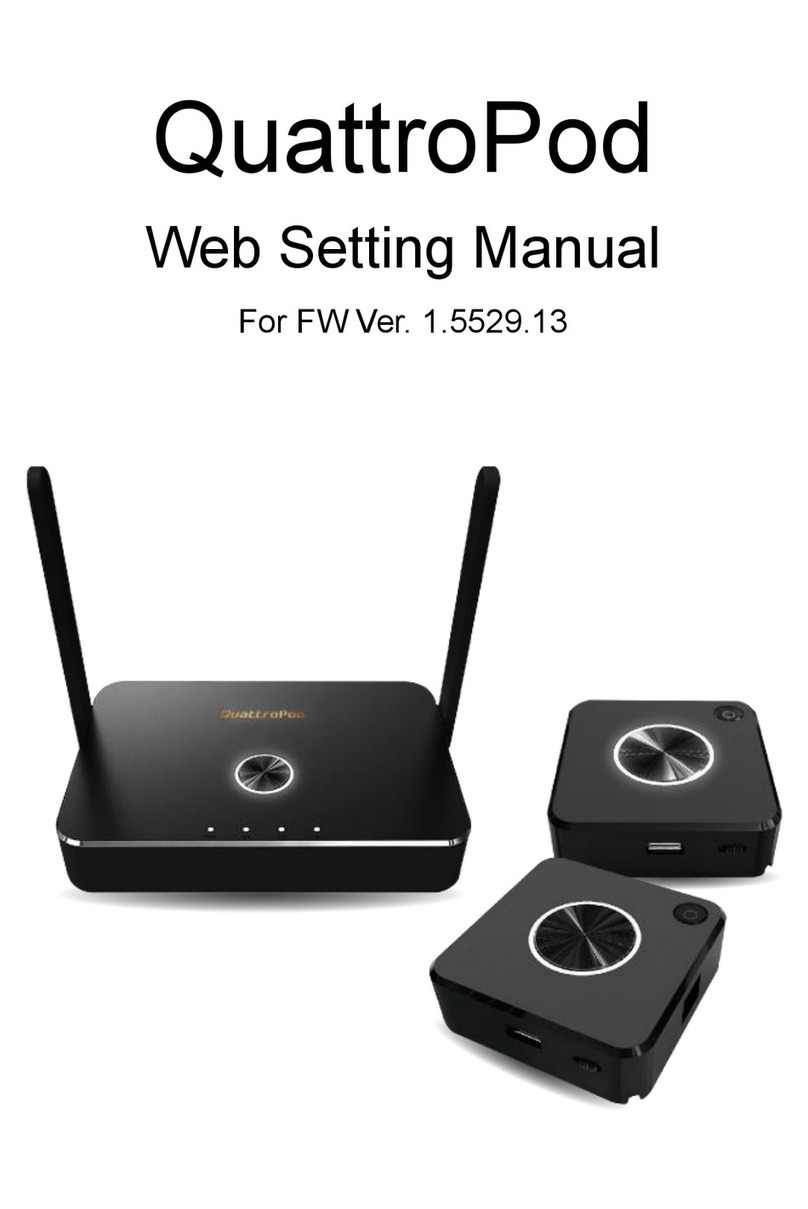 EZCast QuattroPod Web Setting Manual