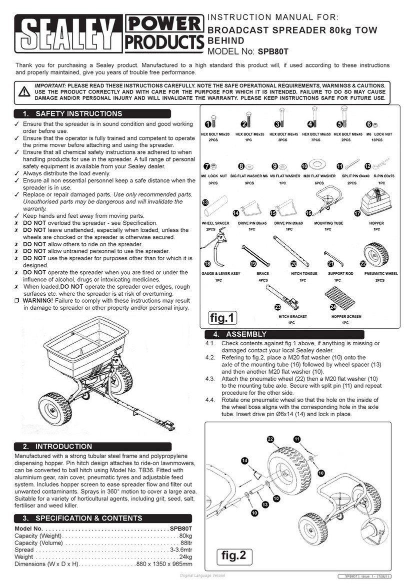 Sealey SPB80T instruction manual