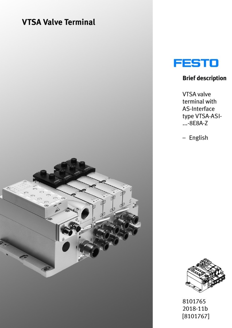 Festo VTSA Series Parts list manual