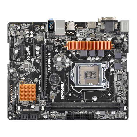 ASROCK Super Alloy H110M-HDV User manual