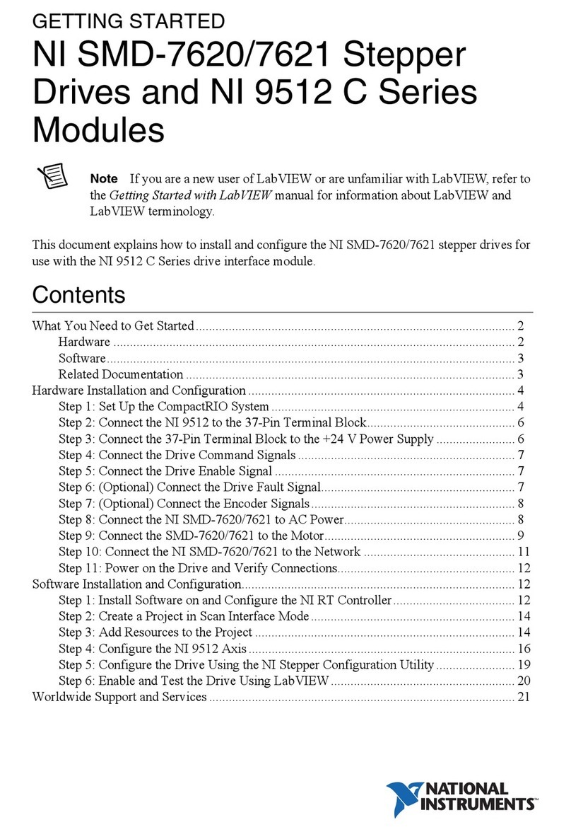 National Instruments NI SMD-7620 Getting started