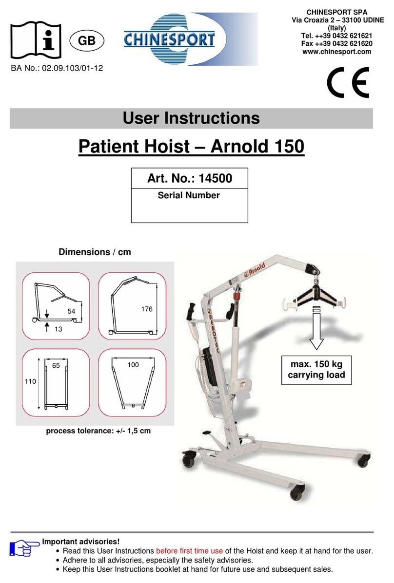 chinesport Arnold 150 User instructions chinesport Arnold 150 User instructions