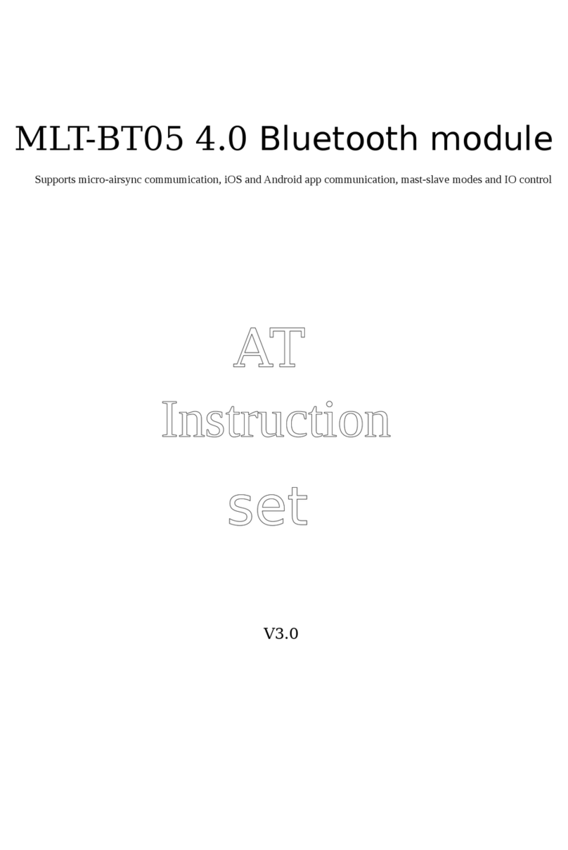 Arduino MLT-BT05 Instruction Set