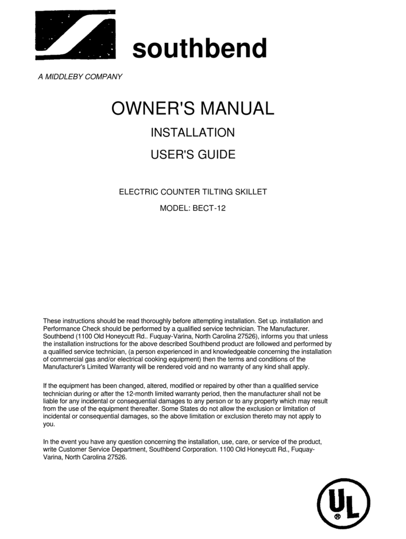 Southbend BECT-12 owner's manual