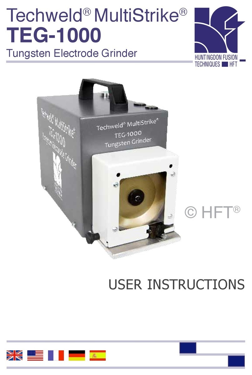 Huntingdon Fusion Techniques Techweld MultiStrike TEG-1000 User instructions