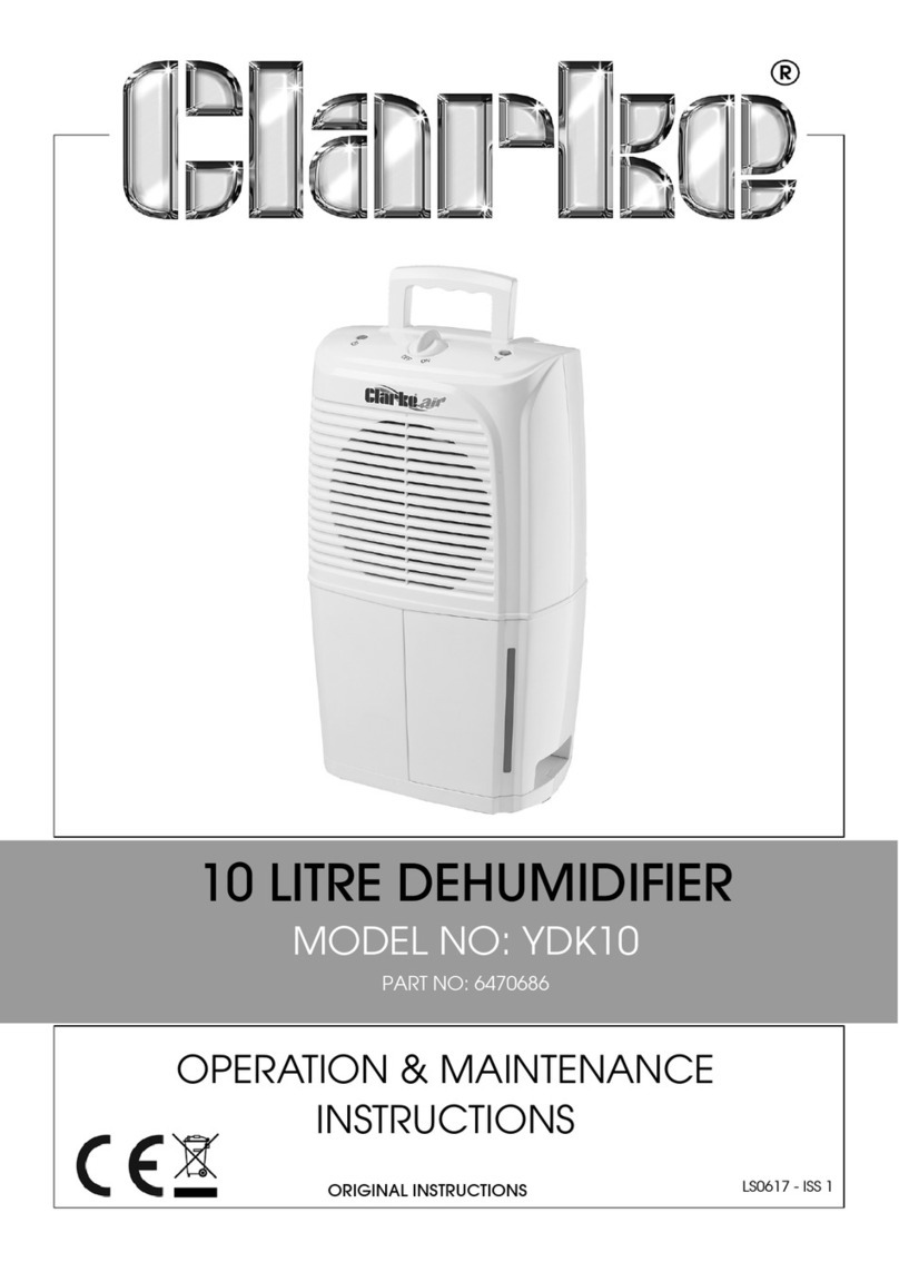 Clarke YDK10 Instruction Manual