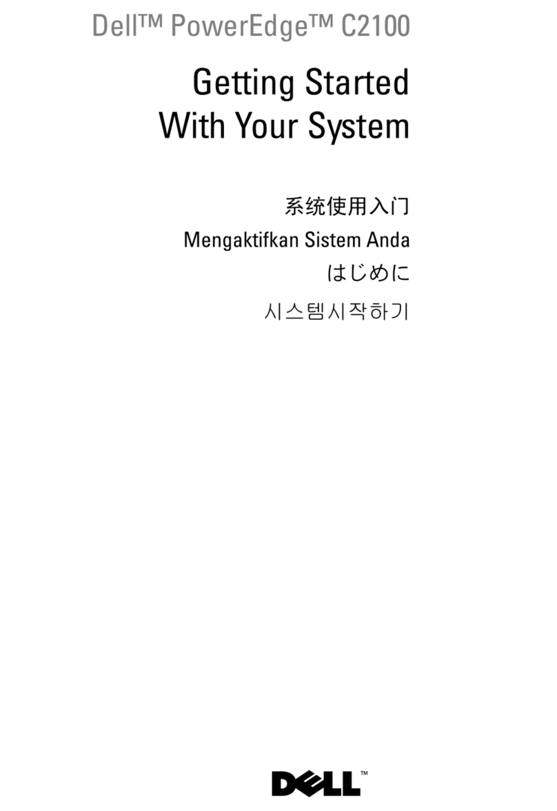 Dell PowerEdge C2100 User manual
