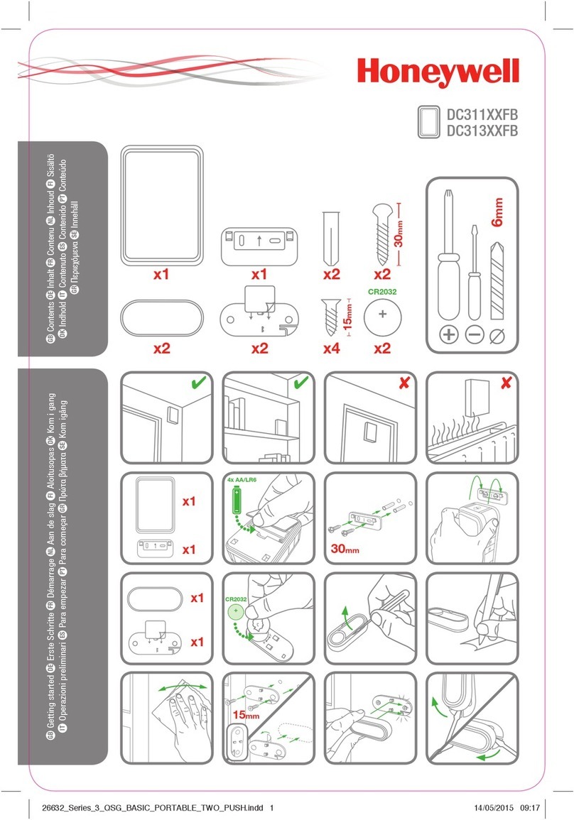 Honeywell DC311 FB Series User manual