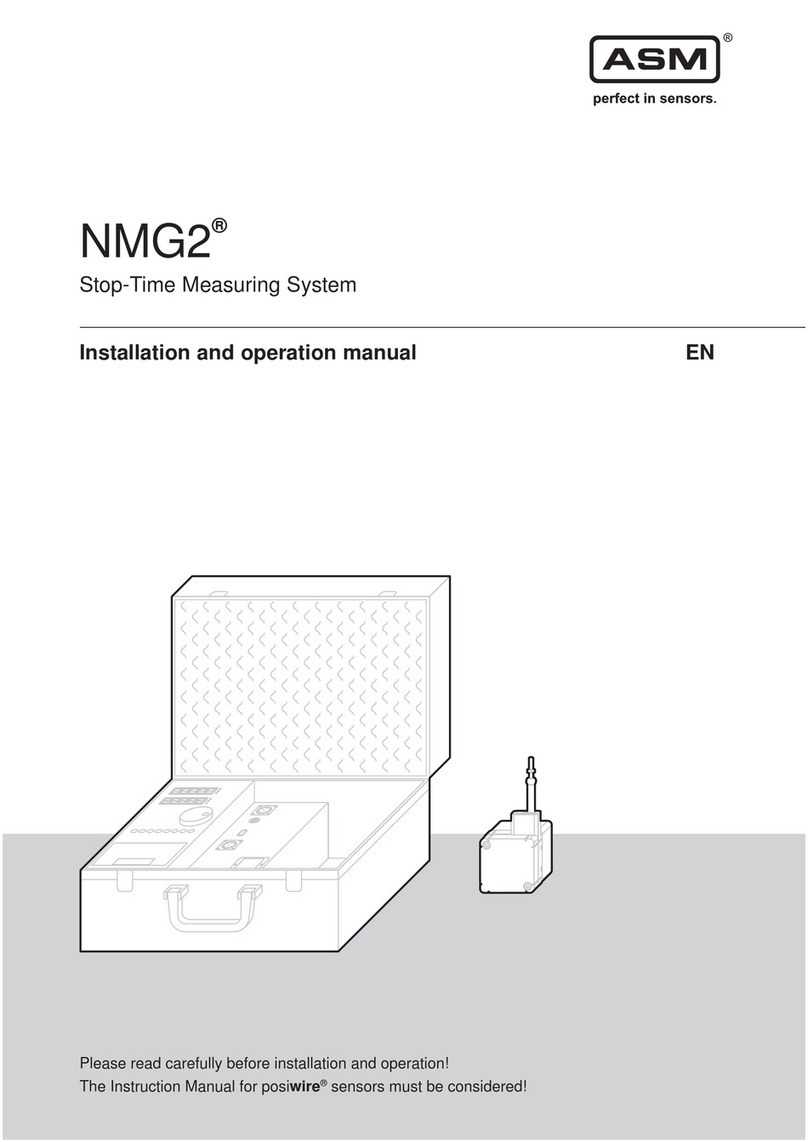 ASM NMG2 Installation and operation manual