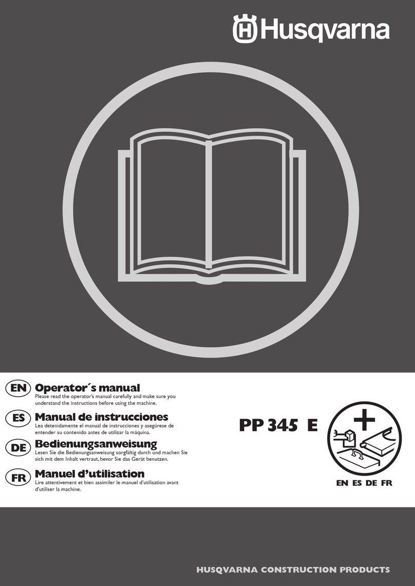 Husqvarna PP 345 E Operator's manual