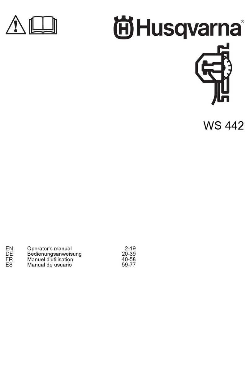 Husqvarna WS 442 Operator's manual