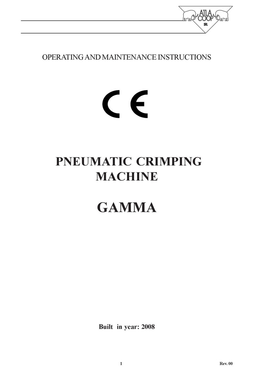 ATLA COOP GAMMA Operating and maintenance instructions