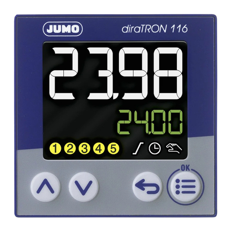 JUMO diraTRON 104 Brief instructions