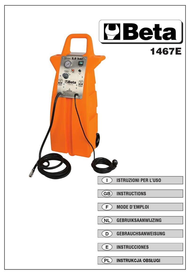 Beta 1467E Operating and maintenance manual