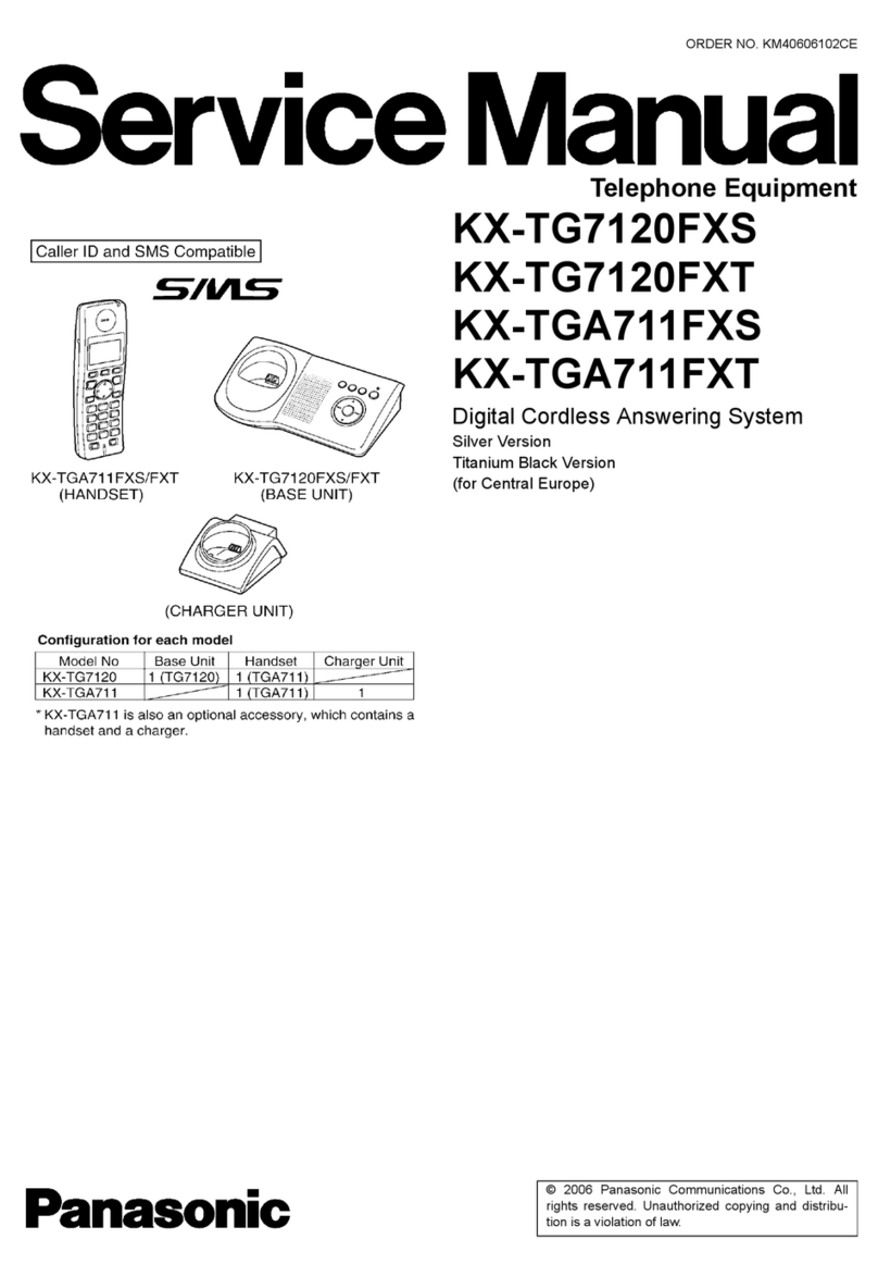 Panasonic KX-TG7120FXT User manual