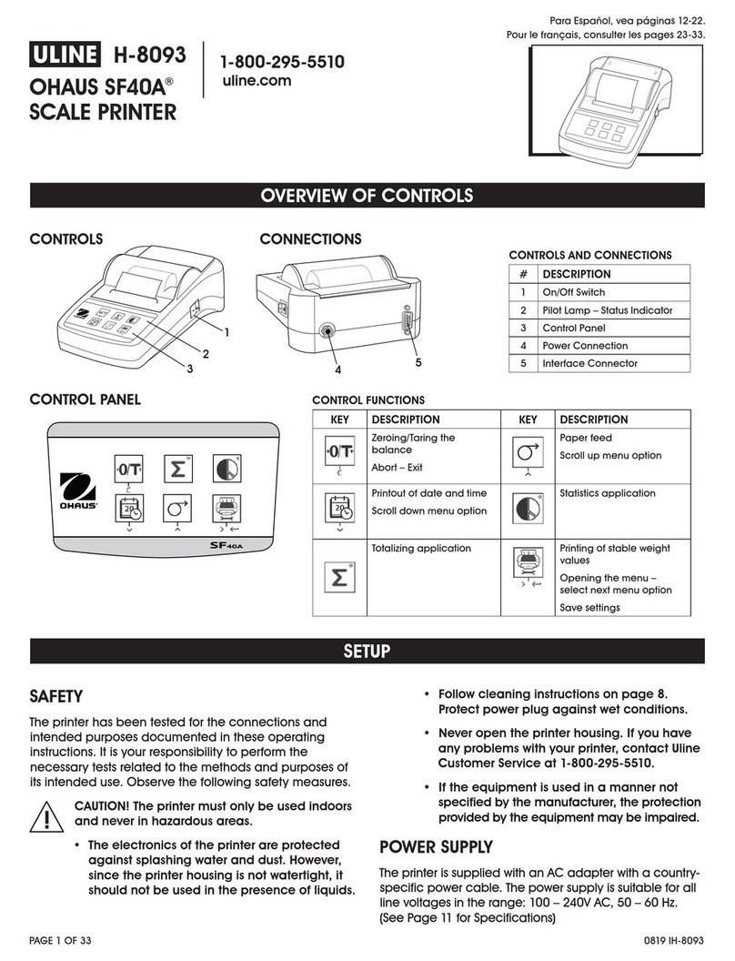 U-Line H-8093 manual