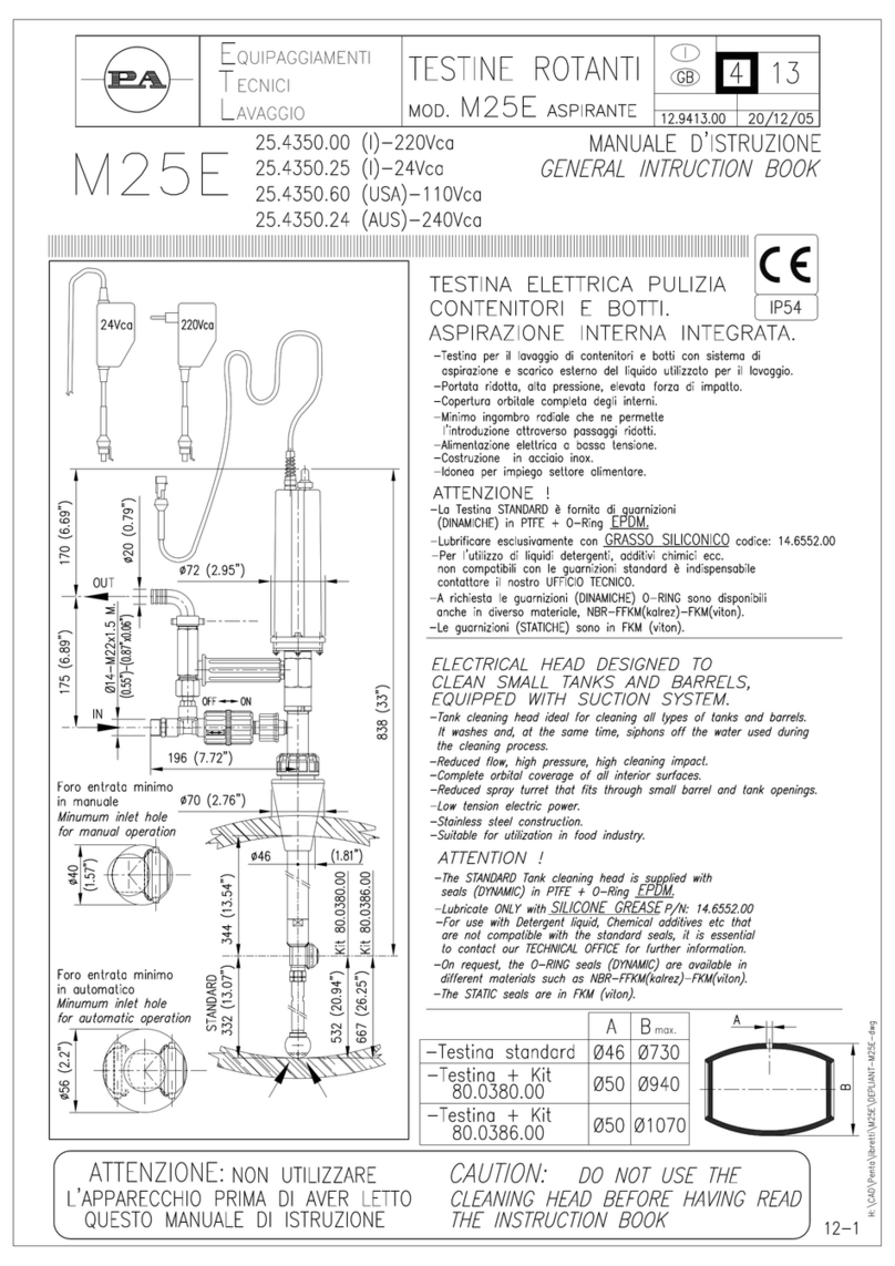 PA M25E Instruction book