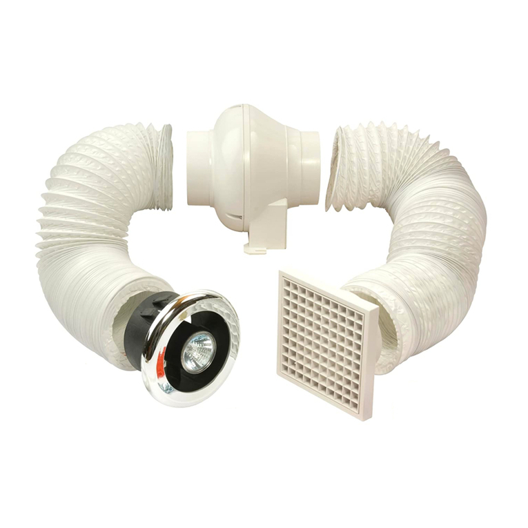 Manrose 100T Assembly instructions