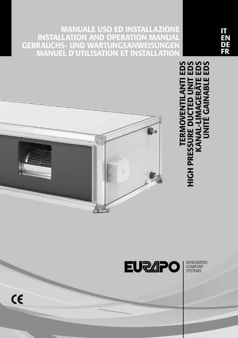 Eurapo EDS Series Installation and operation manual