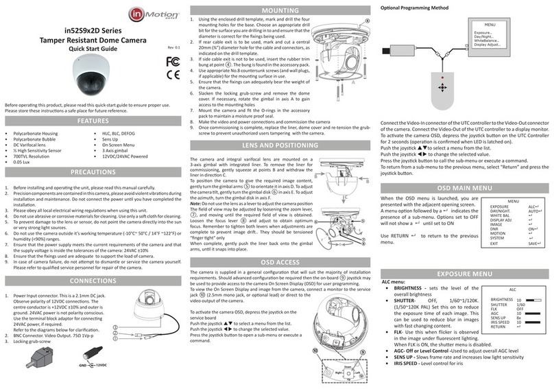 InMotion in52S9x2D Series quick start guide