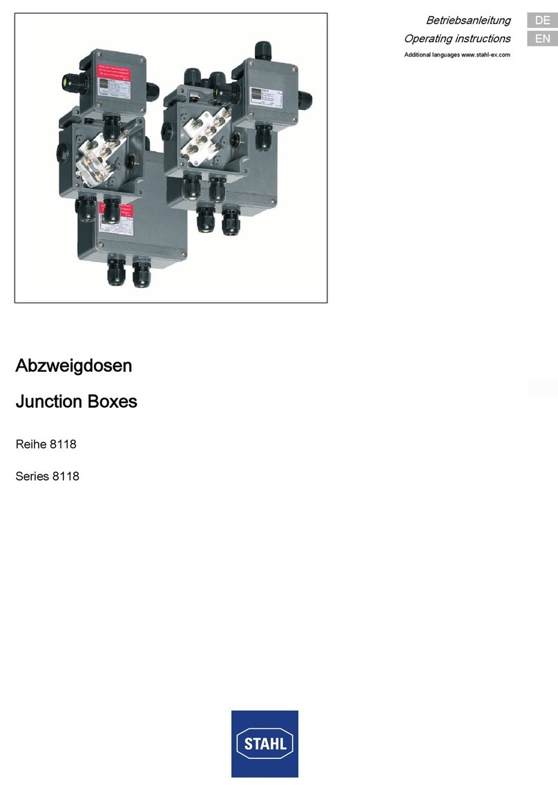 Stahl 8118 Series operating instructions