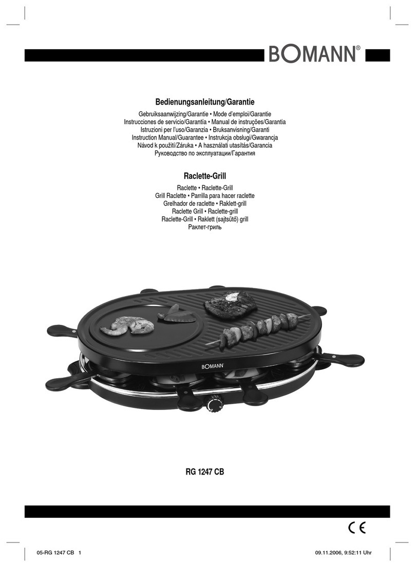 BOMANN RG 1247 CB Instruction manual & guarantee