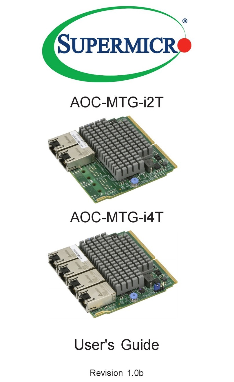Supermicro AOC-MTG-i2T User manual