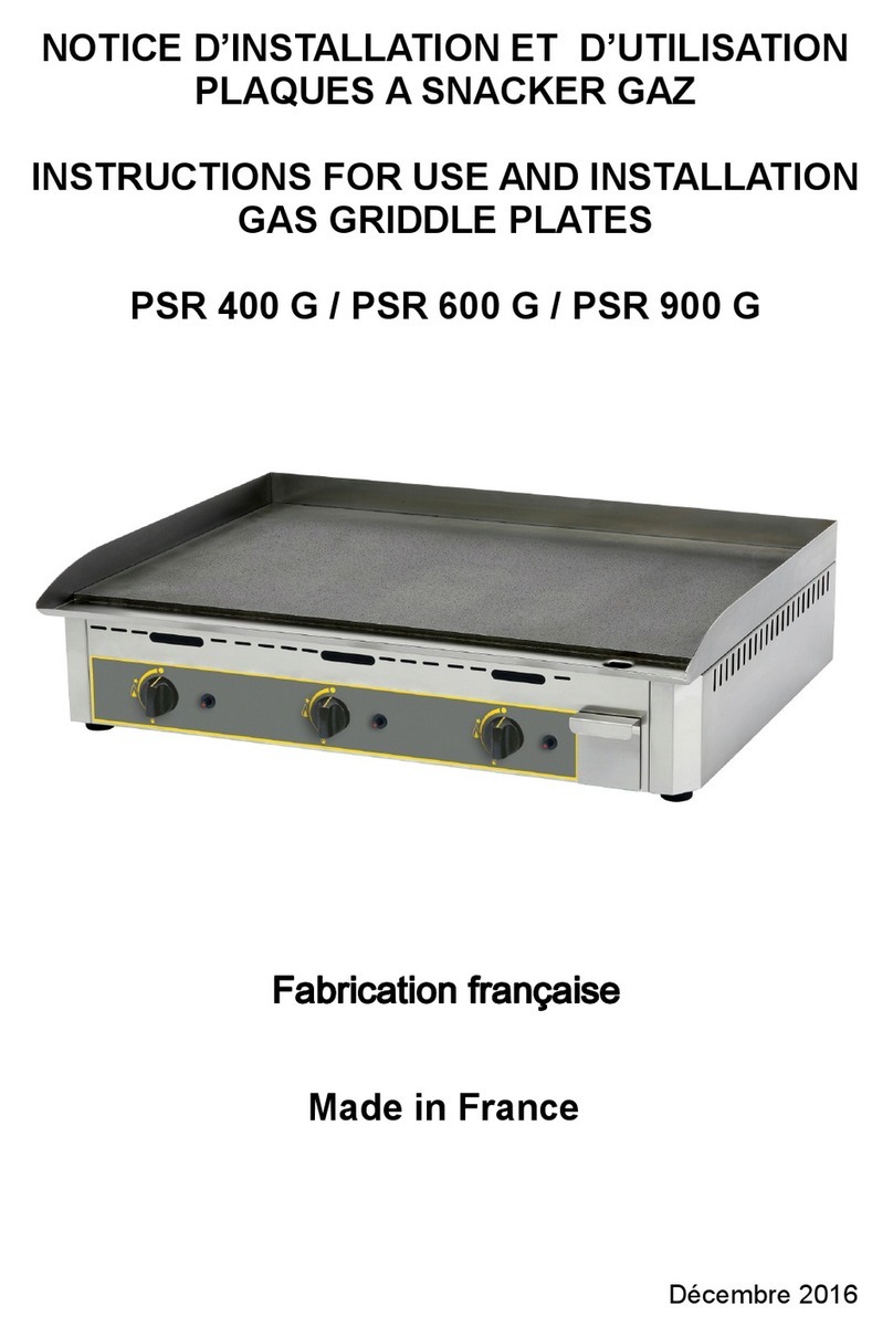 Roller PSR 400 G Instructions for use and installation