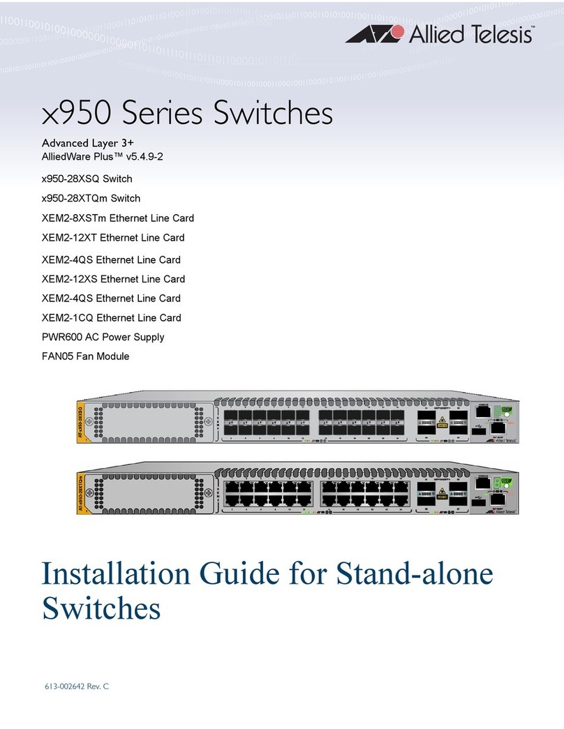 Allied Telesis x950 Series User manual