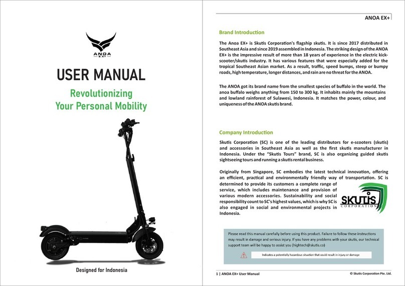 Skutis Corporation Anoa EX+ user manual