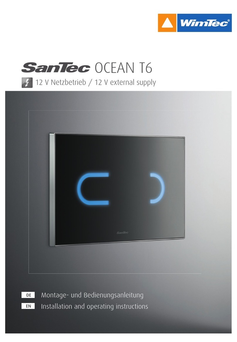 WimTec SanTec OCEAN T6 Installation and operating instructions