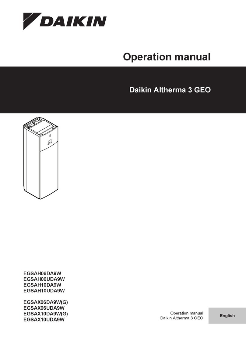 Daikin Altherma 3 GEO EGSAH06UDA9W Operation manual