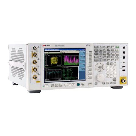 Keysight Technologies MXA N9020A User manual