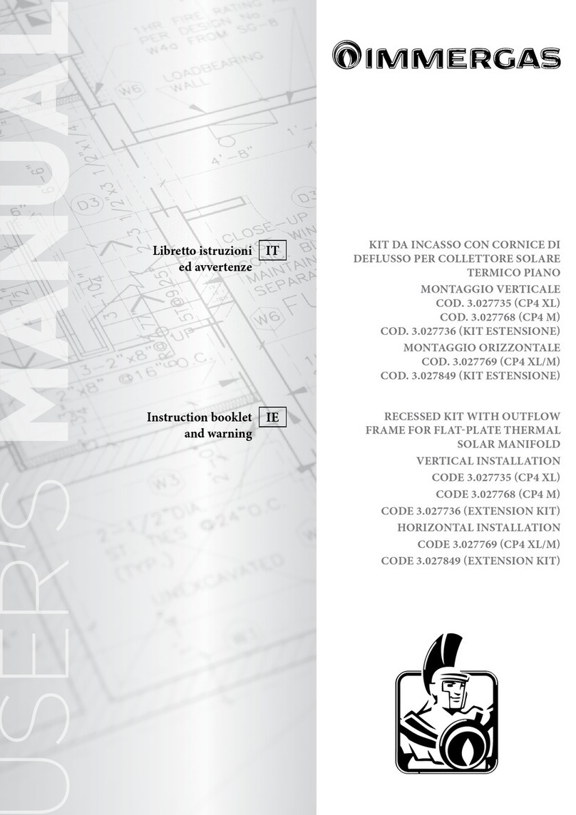 Immergas CP4 XL User manual