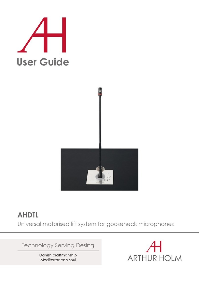 ARTHUR HOLM AHDTL user guide