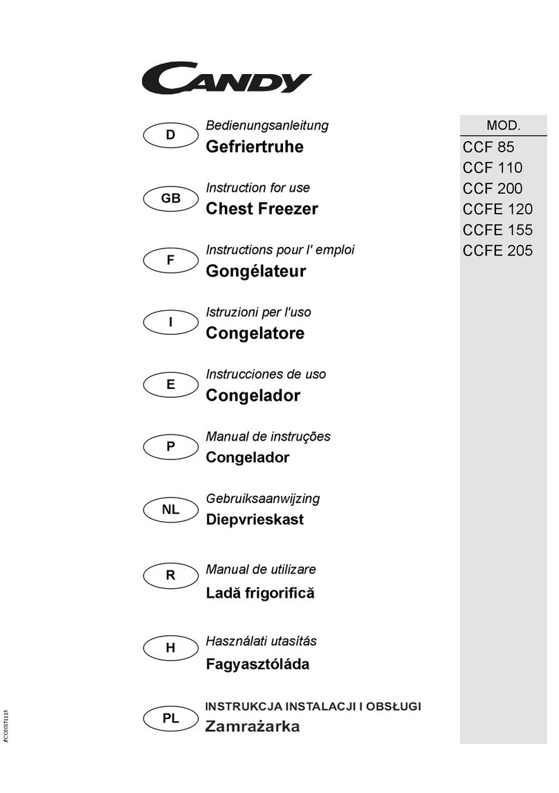 Candy CCF 85 Instructions for use