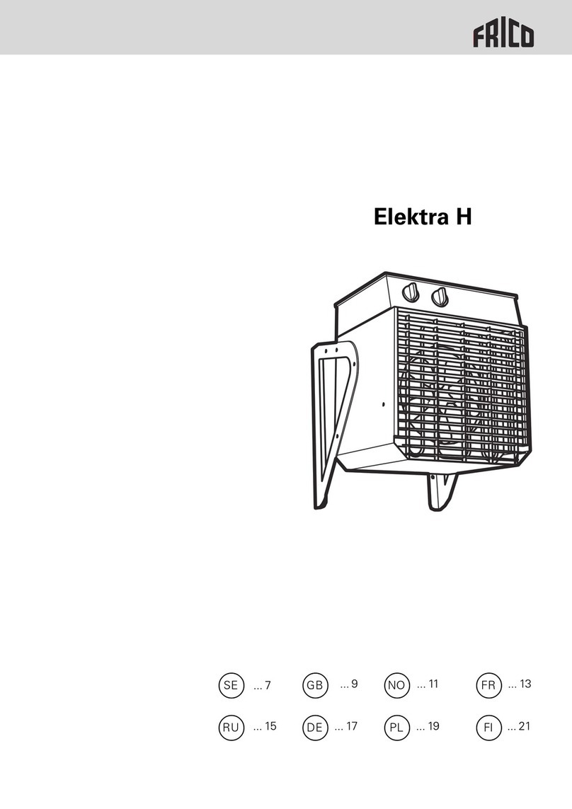 Frico Elektra H User manual