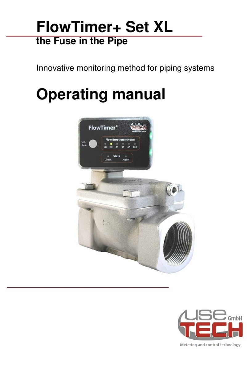 UseTECH FlowTimer+ Set XL operating manual