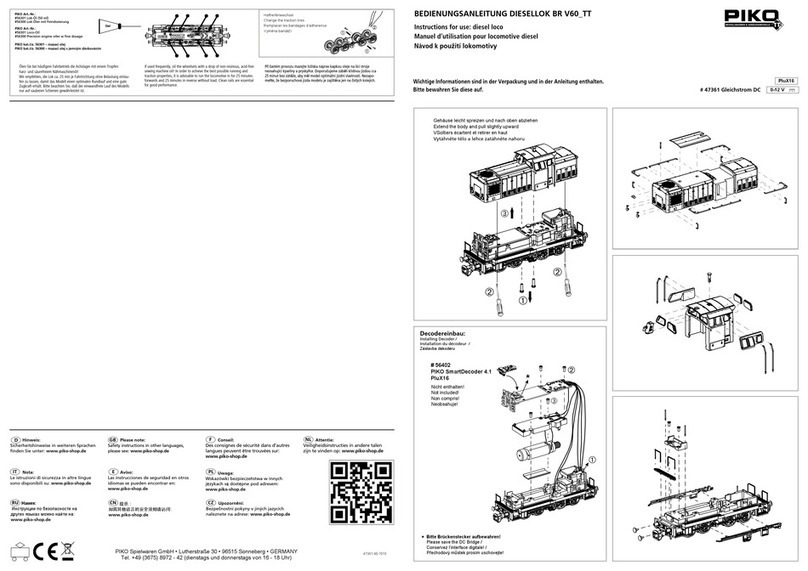 PIKO BR V60-TT Instructions for use