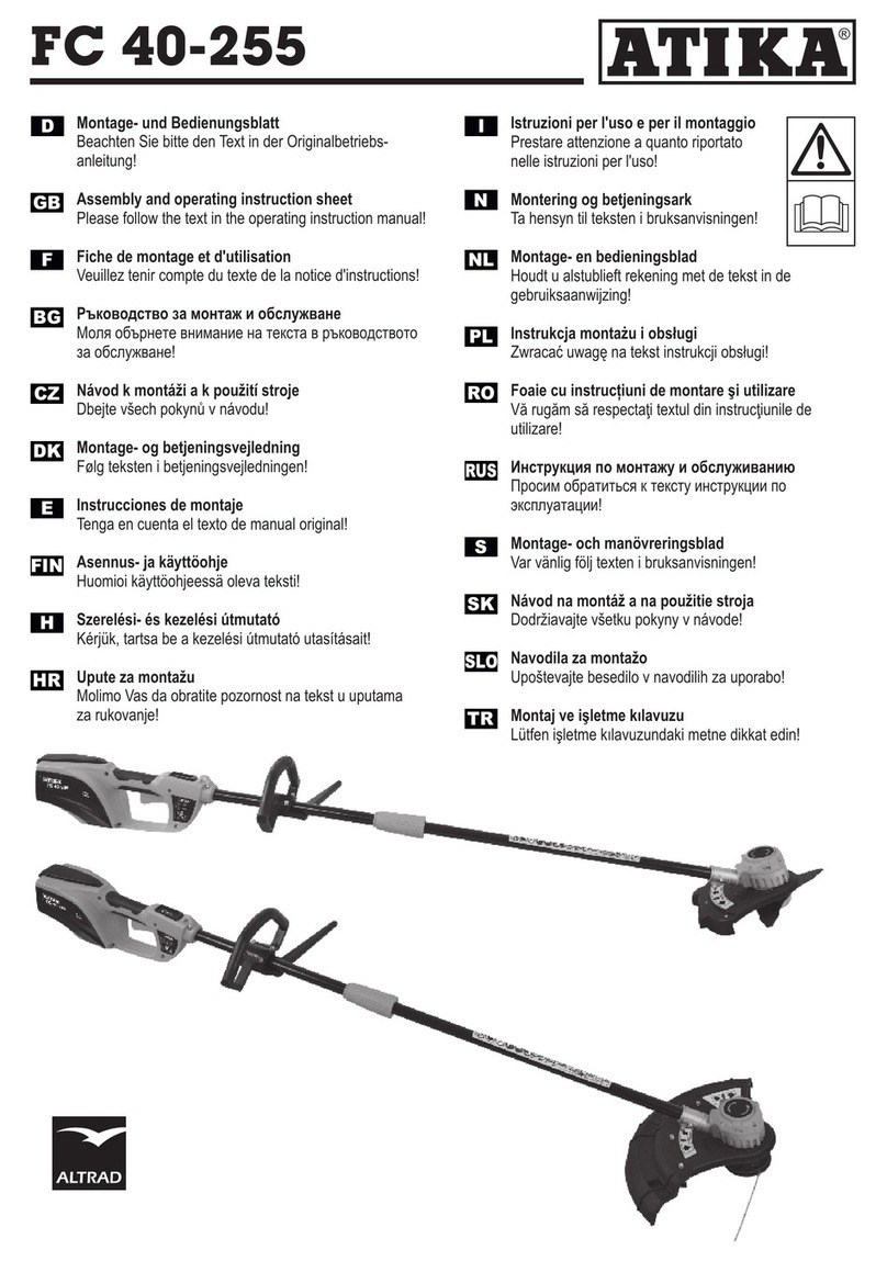 Altrad ATIKA FC 40-255 User manual