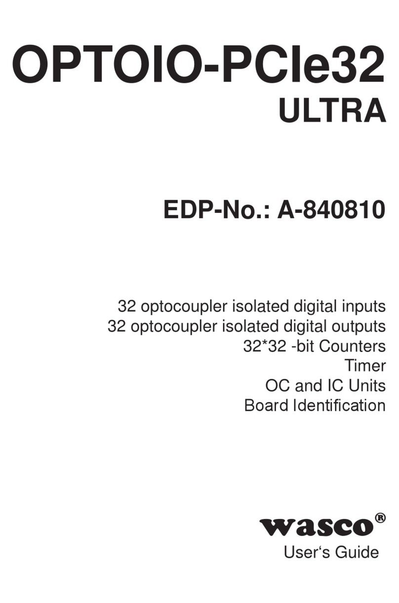 Wasco OPTOIO-PCIe32 ULTRA user guide