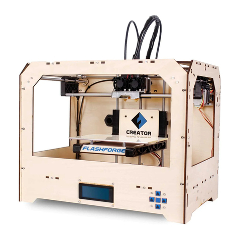FLASHFORGE 3D PRINTER Creator User guide FLASHFORGE 3D PRINTER Creator User guide