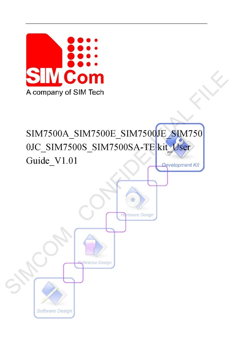 SimCom SIM7500A-TE kit user guide