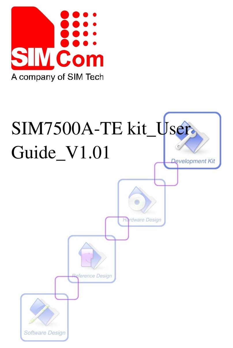 SimCom SIM7500A-TE kit User manual