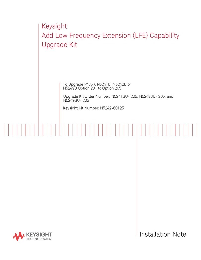Keysight N5241BU-205 Installation note